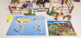 Playmobil 4185 - Paardendressuur, 2ehands set met doos