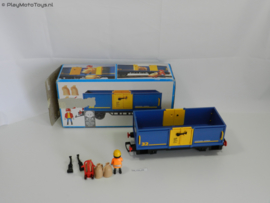 Playmobil 4114 - Open vrachtwagon met doos (gebruikt)