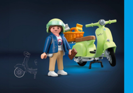 Playmobil 71621 - 1969 Vespa 150 Sprint Veloce, lichtgroen