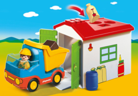 1.2.3. Playmobil 70184 - Werkman met sorteer-garage