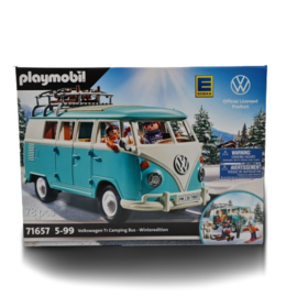 Playmobil 71657 - Volkswagen T1 Campingbus Edeka Winter Edition