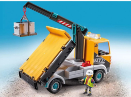 Playmobil 71750 - Vrachtwagen met kraan / Kiepwagen