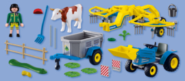 Playmobil 72163 - Kleine tractor met hooihark