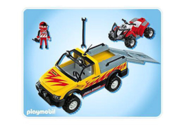 Playmobil 4228 - Pickup met quad