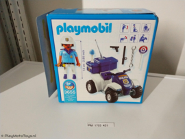 Playmobil 3655 - Politiequad met pullbackmotor, 2ehands.