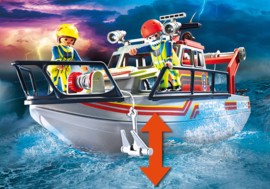 Playmobil 70140 - Reddingsboot met raceboot