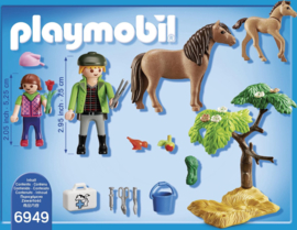 Playmobil 6949 - Dierenarts met pony's