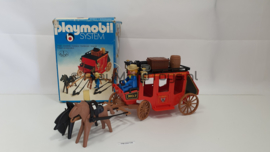 Playmobil 3245 - Western Red Stage Coach, gebruikt met doos