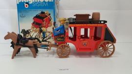 Playmobil 3245 - Western Red Stage Coach, gebruikt met doos