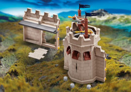 Playmobil 9840 - Uitbreiding toren en muur voor de Grote burcht van de Novelmore ridders