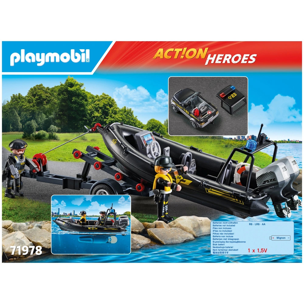 Playmobil 71978 - SIE Special Task Force inzet met onderwatermotor