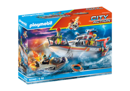 Playmobil 70140 - Reddingsboot met raceboot