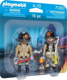 Playmobil 71207 - Duopack Brandweermannen USA