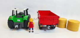 Playmobil 6130 - Tractor met aanhangwagen, 2ehands