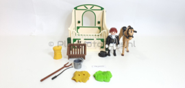Playmobil 5111 - Dressuurpaard met paardenbox, 2ehands