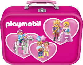 Schmidt 56498 - Playmobil Puzzel koffer Roze