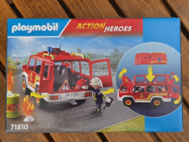 Playmobil 71810 - Fire Chief with jeep, promo Rossman