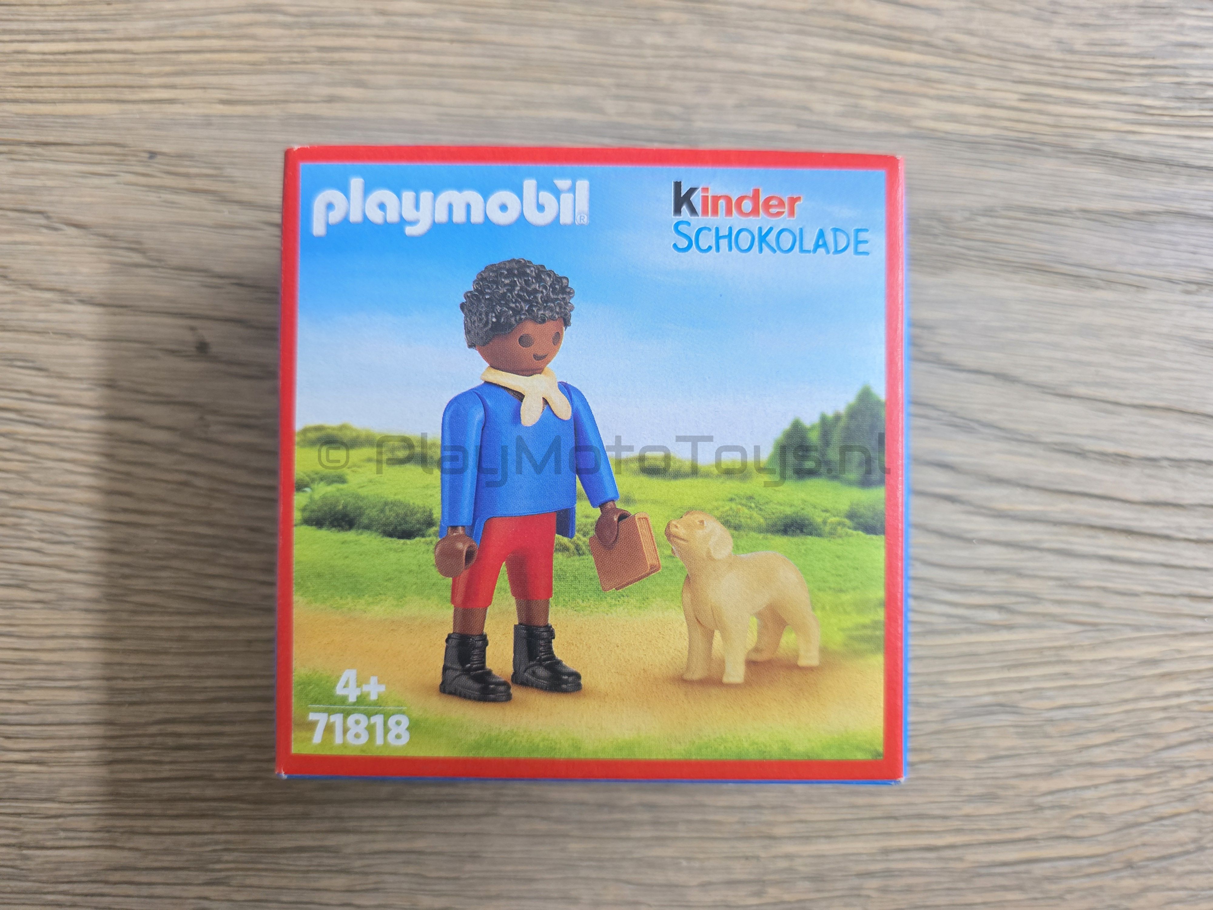 Playmobil 71818 - Kinder Schokolade Wandelaar met puppie - promo
