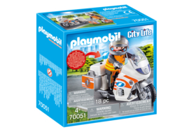 Playmobil 70051 - Spoedarts op de motor