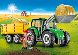 Playmobil 9317 - Tractor met aanhangwagen