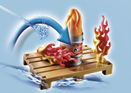 Playmobil 70335 - Brandweermissie met helikopter en boot Promopack