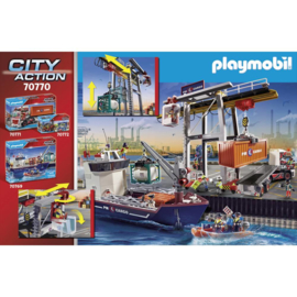 Playmobil 70770 - Portaalkraan met containers