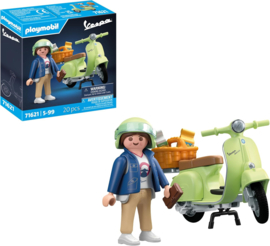 Playmobil 71621 - 1969 Vespa 150 Sprint Veloce, lichtgroen