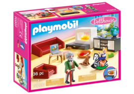 Playmobil 70207 - Huiskamer met openhaard