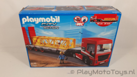 Playmobil 5467 - Zwaar transport vrachtwagen / Truck, 2ehands met doos (B)