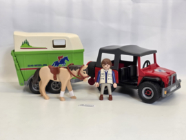 Playmobil 4189 - Paardentransport, gebruikt met handleiding
