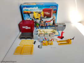 Playmobil 5259 - Cargoteam met lading, gebruikt