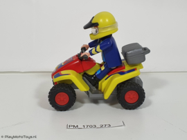 Playmobil 4425 - Gele Race quad met pullbackmotor, 2ehands