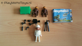 Playmobil 3364 - Fotograaf met Chimpansees, 2ehands met doos