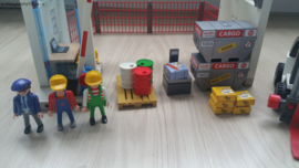 Playmobil 4314 - Vrachthal met heftruck, Gebruikt met doos.