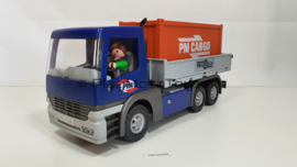 Playmobil 5255 - Cargo truck met container, 2ehands met doos