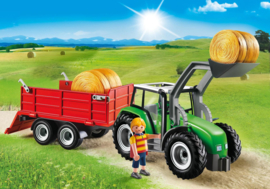 Playmobil 6130 - Tractor met aanhangwagen