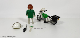 Playmobil 3564x - Politiemotor "Polizei", gebruikt