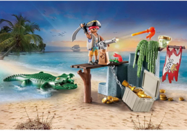 Playmobil 71473 - Starterpack Piraat met alligator (krokodil)