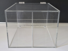 Playmobil 80479 - DS Acrylbox met deksel, tussenschot en afbeeldinghouder, gebruikt