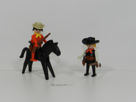 Playmobil 3581 - Sherrif met Cowboy te paard,  2ehands