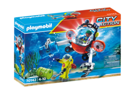 Playmobil 70142 - Milieu-Duikteam met duikboot