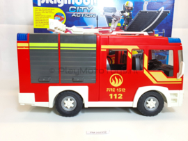 Playmobil 5363 - Brandweerwagen met licht en geluid, 2ehands met doos