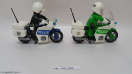 Playmobil 3983 + 3986 - Politiemotoren set, 2ehands.