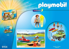 Playmobil 9154 - Familieterreinwagen met kajaks