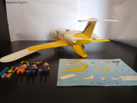 Playmobil 3185 - Passagiers vliegtuig, gebruikt & compleet.