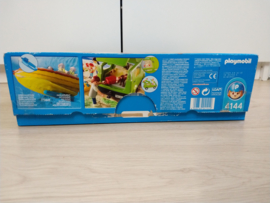 Playmobil 4144 - Familie auto met boot, 2eHands met doos