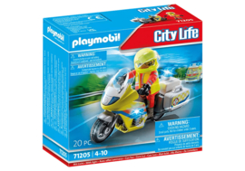 Playmobil 71205 - Noodmotorfiets met zwaailicht