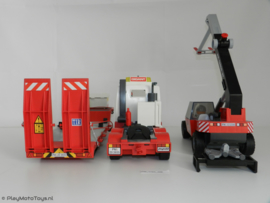 Playmobil 3935 Gigant Dieplader / Truck + 5256 Containerheftruck SET