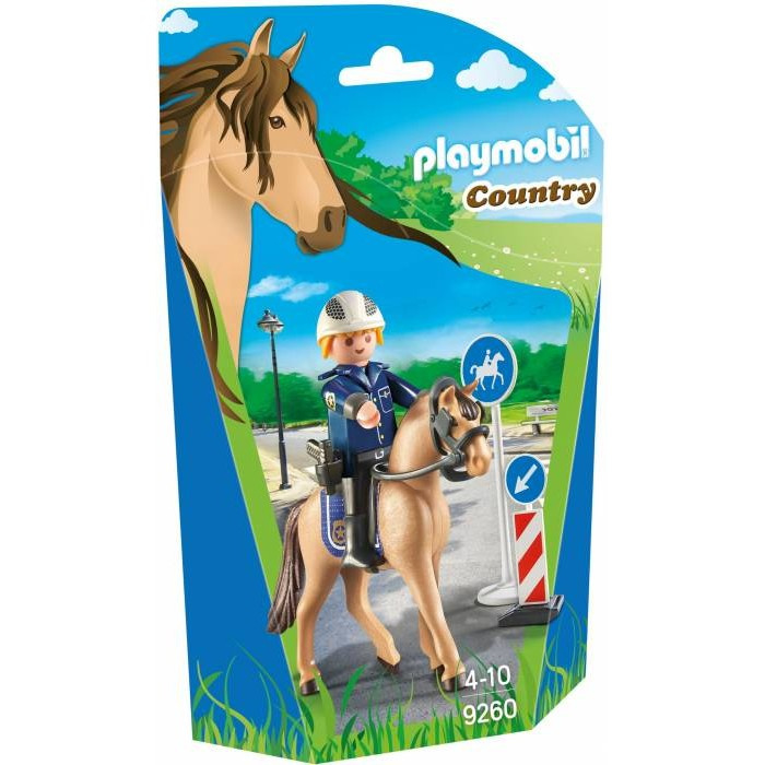 voorjaar Diagnostiseren vee Playmobil 6922 | Bereden politie met trailer
