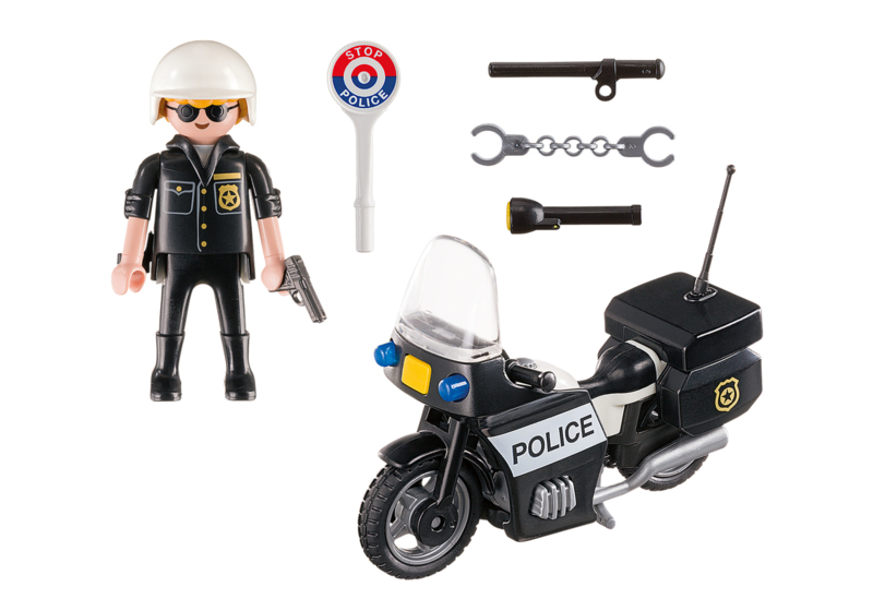 Playmobil 5648 Meeneemkoffer Politiemotor |